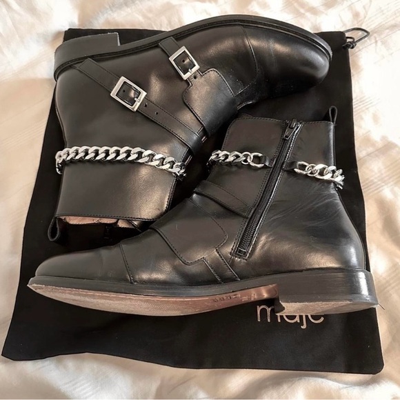Maje Leather boots - Picture 1 of 4